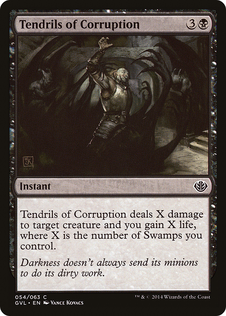{C} Tendrils of Corruption (Garruk vs. Liliana) [Duel Decks Anthology][GVL 054]