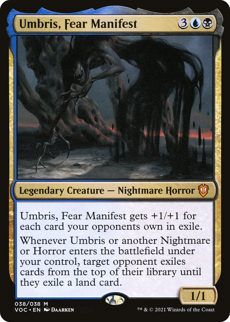 {R} Umbris, Fear Manifest [Innistrad: Crimson Vow Commander][VOC 038] - Misty Mountain Games