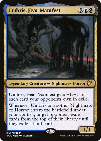 {R} Umbris, Fear Manifest [Innistrad: Crimson Vow Commander][VOC 038]