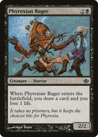 {C} Phyrexian Rager [Duel Decks: Garruk vs. Liliana][DDD 039]