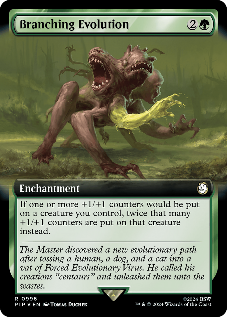 {R} Branching Evolution (Extended Art) (Surge Foil) [Fallout][PIP 996]