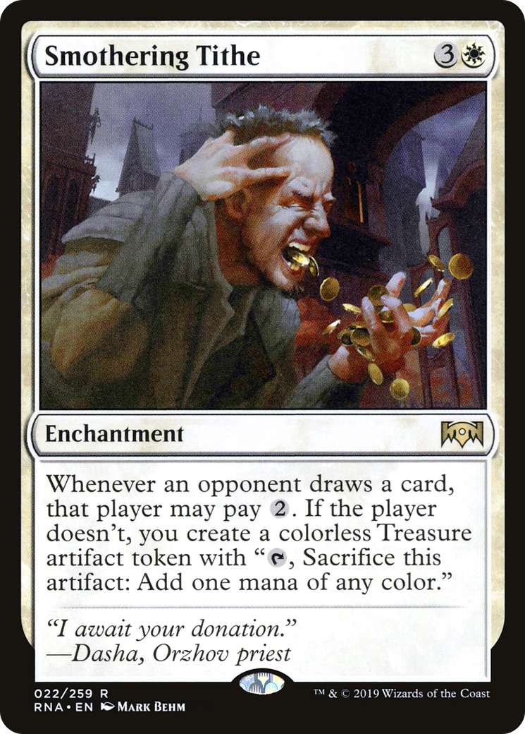 {R} Smothering Tithe [Ravnica Allegiance][RNA 022]