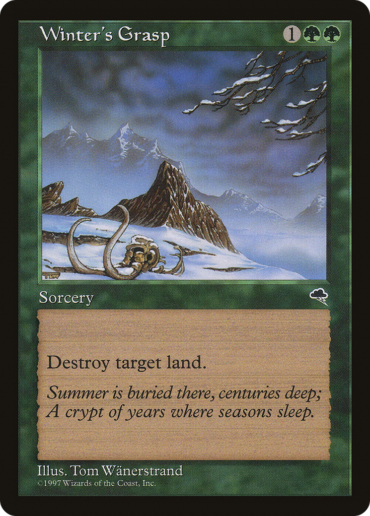 {C} Winter's Grasp [Tempest][TMP 265] - Misty Mountain Games