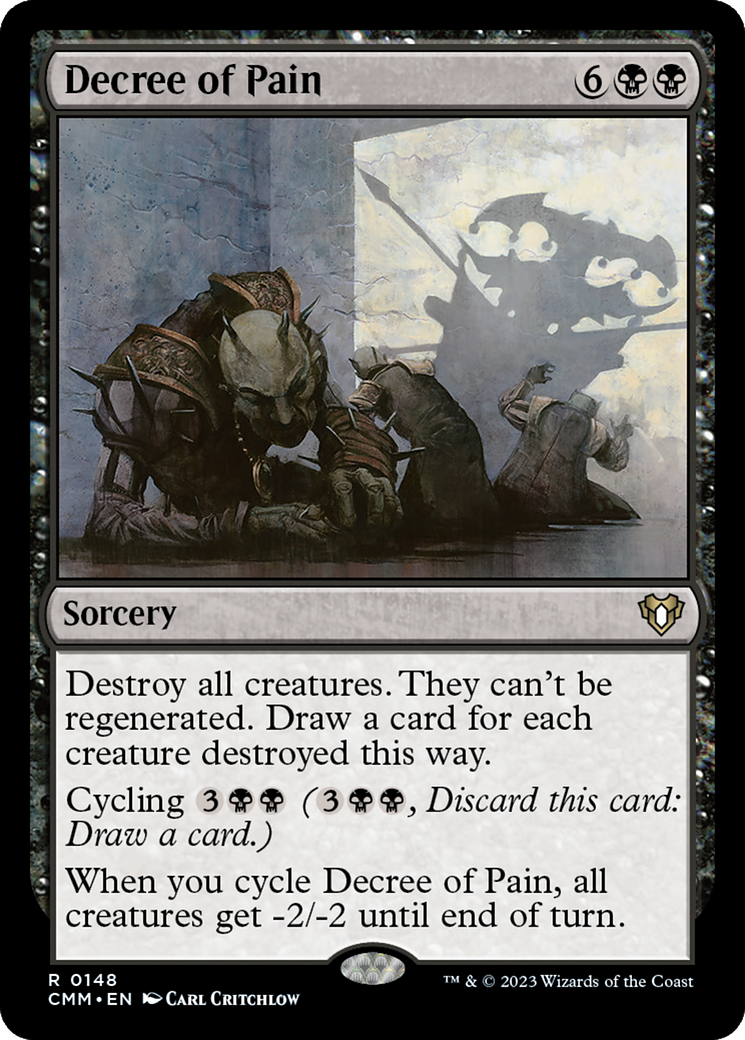 {R} Decree of Pain [Commander Masters][CMM 148]