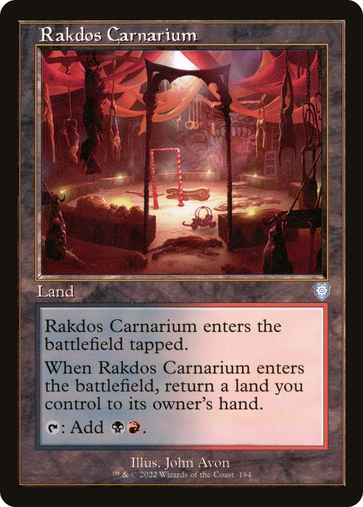 {C} Rakdos Carnarium (Retro) [The Brothers' War Commander][BRC 194]
