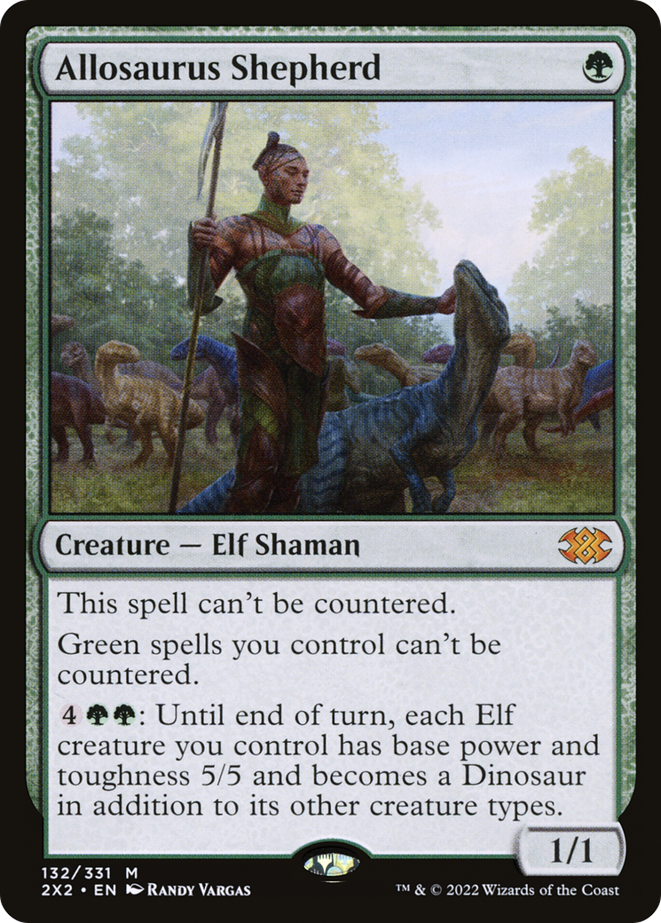 {R} Allosaurus Shepherd [Double Masters 2022][2X2 132]