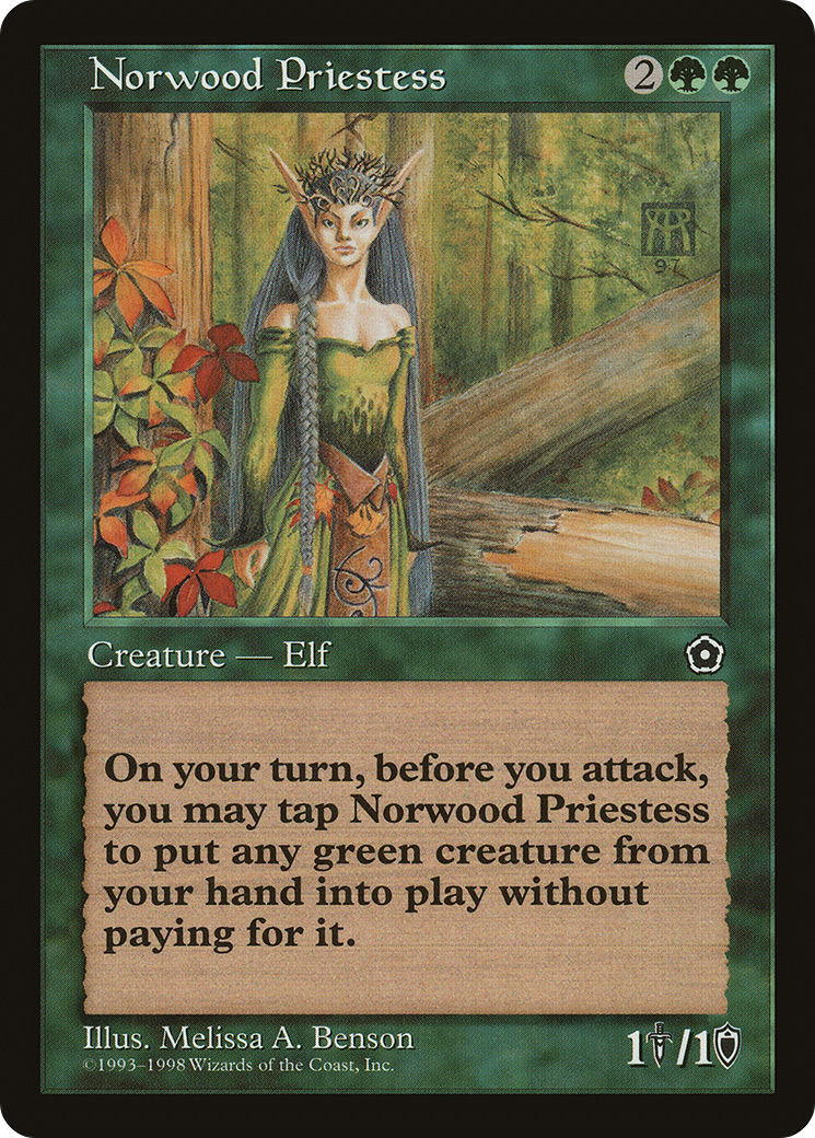 {R} Norwood Priestess [Portal Second Age][PO2 137] - Misty Mountain Games