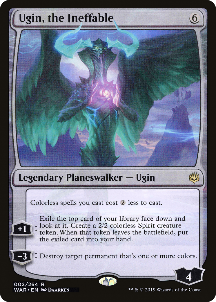 {R} Ugin, the Ineffable [War of the Spark][WAR 002] - Misty Mountain Games