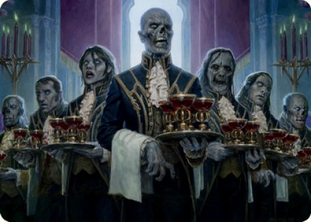 {A} Dying to Serve Art Card [Innistrad: Crimson Vow Art Series][AVOW 032]