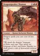 {C} Dragonspeaker Shaman [Dungeons & Dragons: Adventures in the Forgotten Realms Commander][AFC 330]