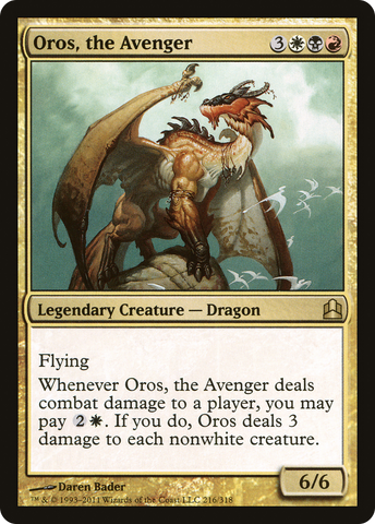 {R} Oros, the Avenger [Commander 2011][CMD 216]