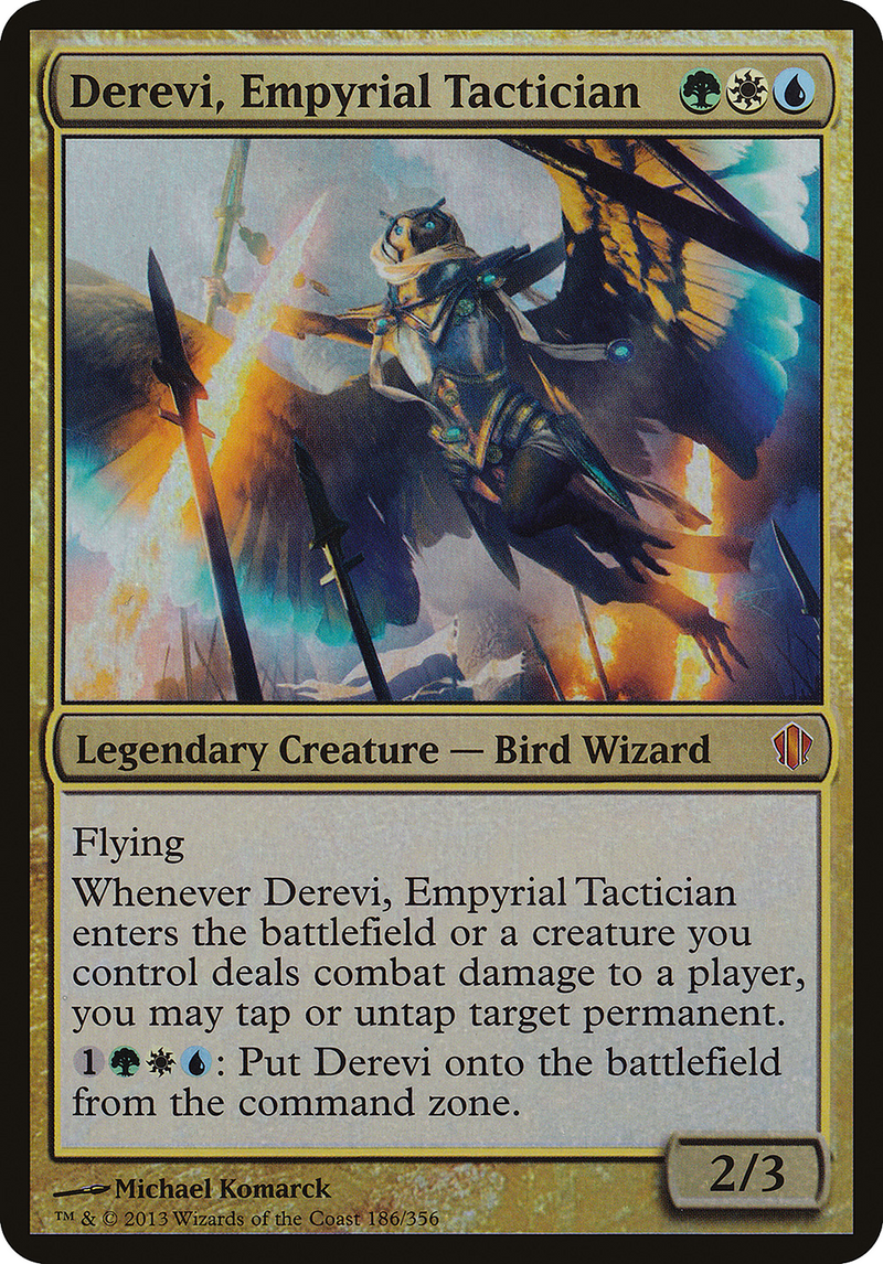 {O} Derevi, Empyrial Tactician (Oversized) [Commander 2013 Oversized][OVR C13 186]