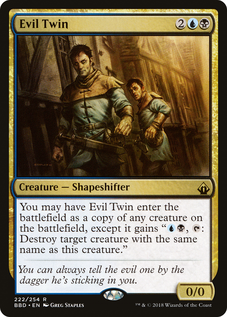 {R} Evil Twin [Battlebond][BBD 222]