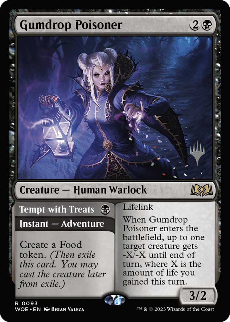 {@R} Gumdrop Poisoner // Gumdrop Poisoner (Promo Pack) [Wilds of Eldraine Promos][PP WOE 093]