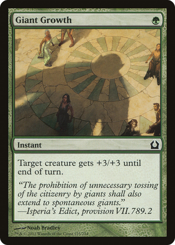 {C} Giant Growth [Return to Ravnica][RTR 125]