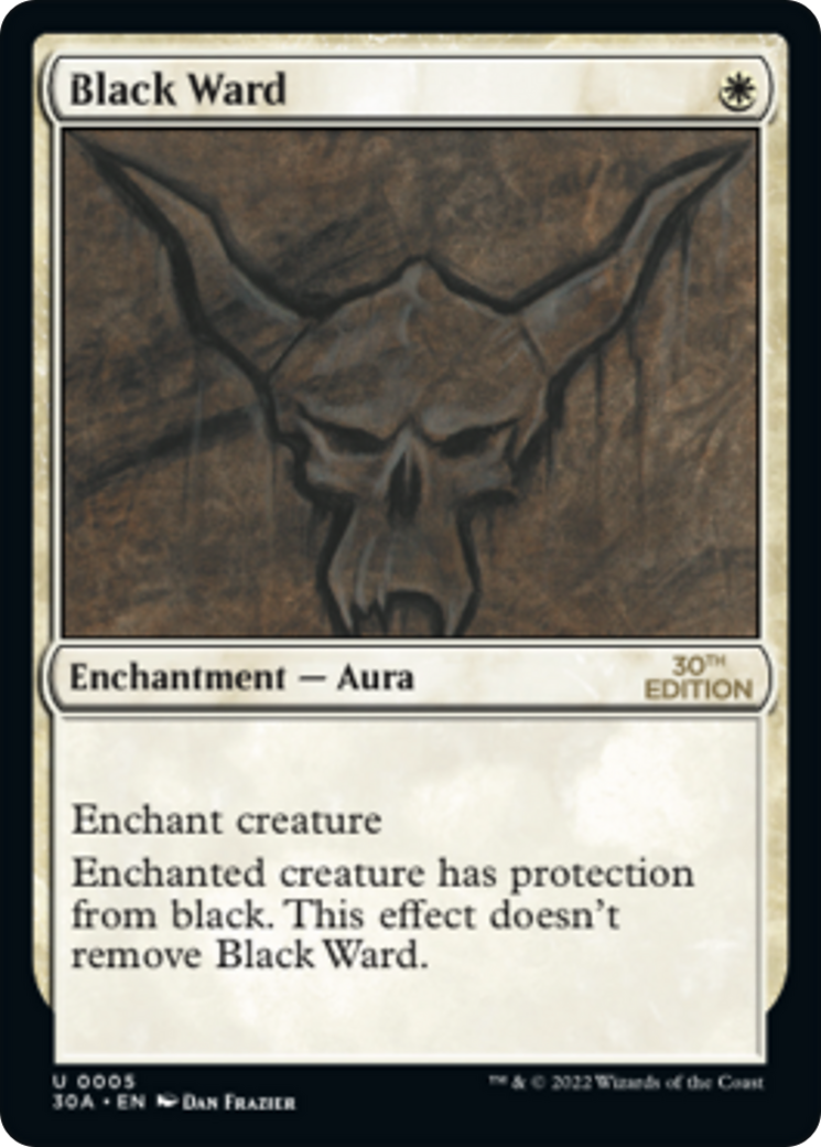 {C} Black Ward [30th Anniversary Edition][30A 005]