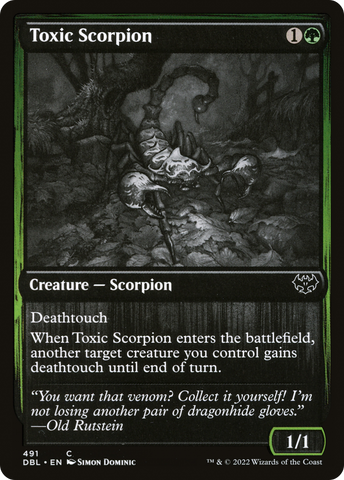 {C} Toxic Scorpion [Innistrad: Double Feature][DBL 491]