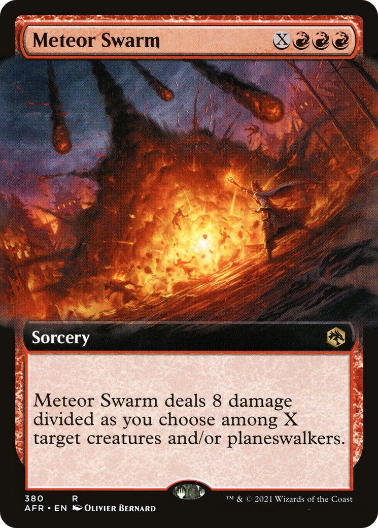 {R} Meteor Swarm (Extended Art) [Dungeons & Dragons: Adventures in the Forgotten Realms][AFR 380]