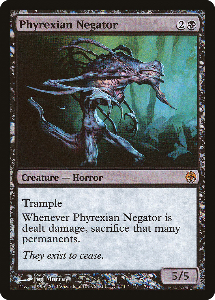 {R} Phyrexian Negator [Duel Decks: Phyrexia vs. the Coalition][DDE 001]