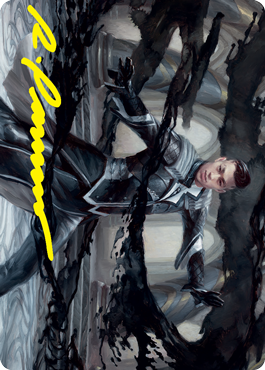 {A} Killian, Ink Duelist Art Card (Gold-Stamped Signature) [Strixhaven: School of Mages Art Series][GS ASTX 030]