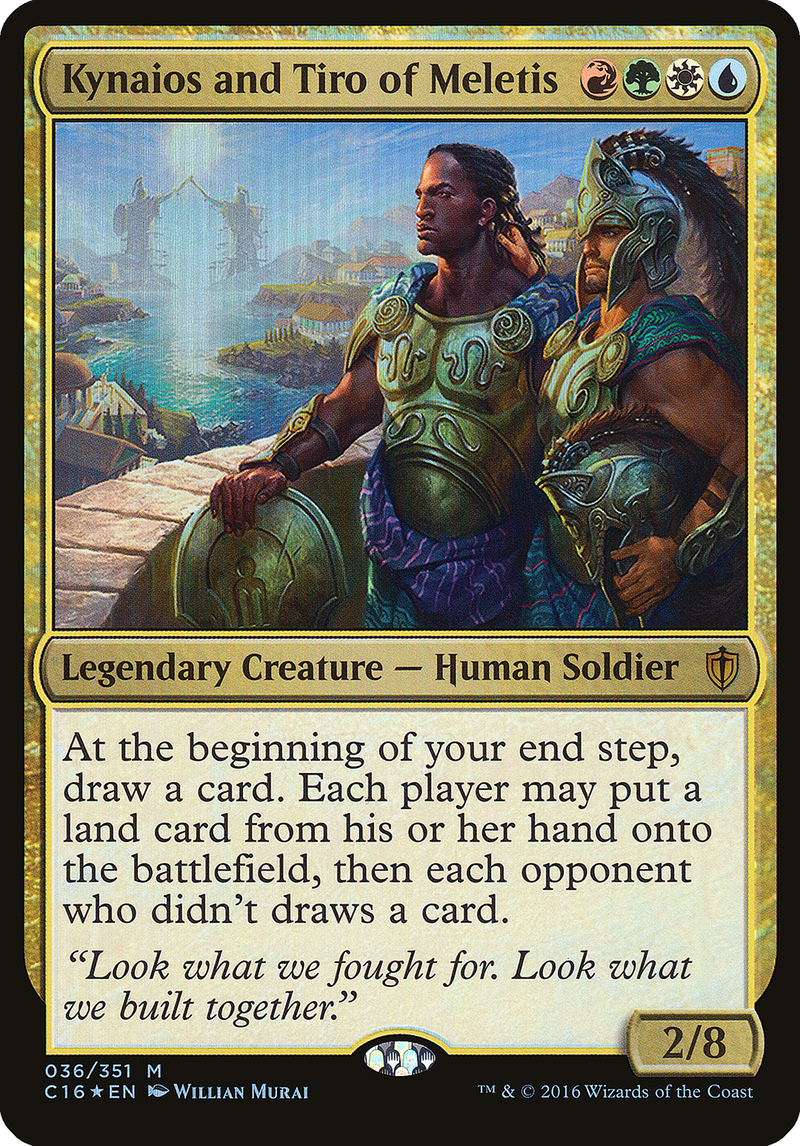 {O} Kynaios and Tiro of Meletis (Oversized) [Commander 2016 Oversized][OVR C16 036]