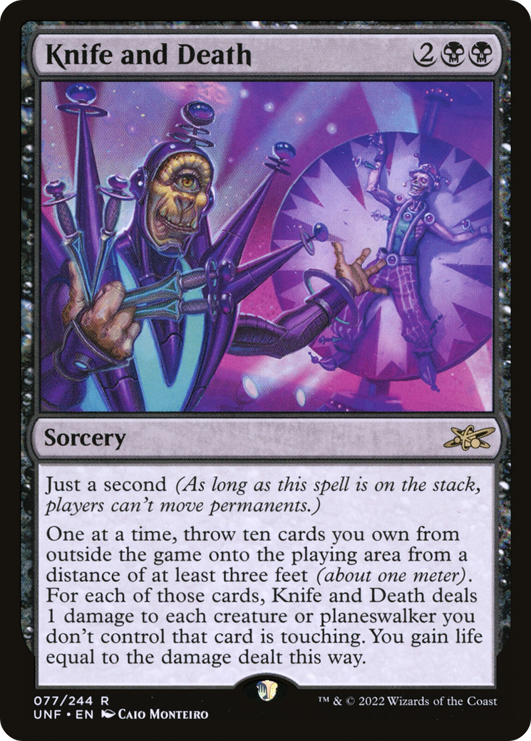 {R} Knife and Death [Unfinity][UNF 077]
