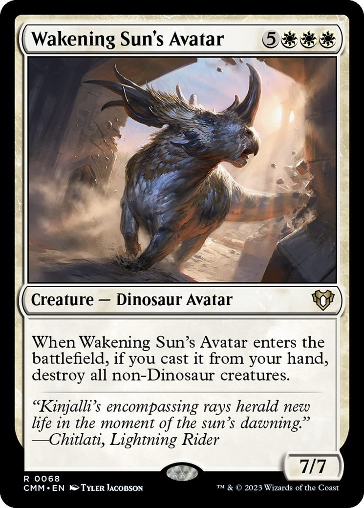 {R} Wakening Sun's Avatar [Commander Masters][CMM 068]