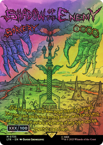 {R} Shadow of the Enemy (Borderless Poster) (Serialized) [The Lord of the Rings: Tales of Middle-Earth][SR LTR 735]