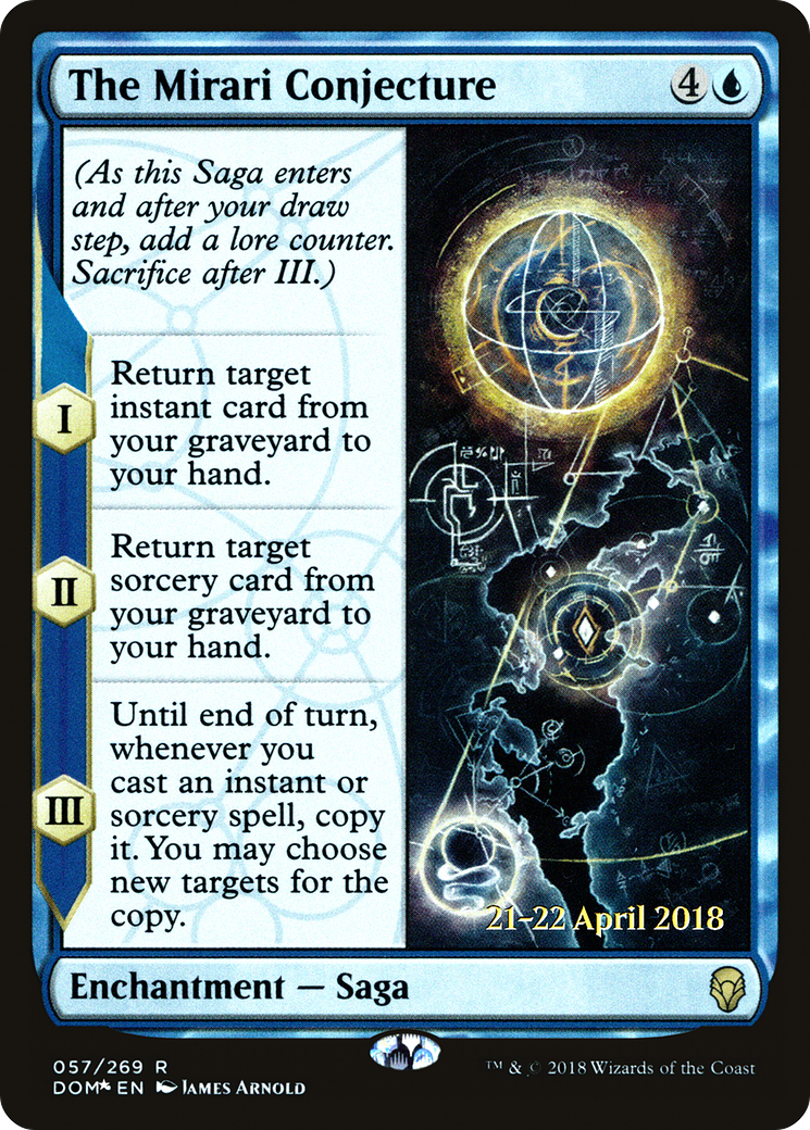 {R} The Mirari Conjecture [Dominaria Prerelease Promos][PR DOM 057] - Misty Mountain Games