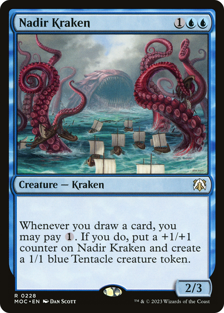 {R} Nadir Kraken [March of the Machine Commander][MOC 228]