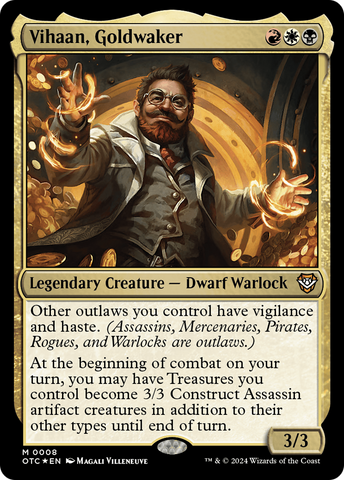 {R} Vihaan, Goldwaker [Outlaws of Thunder Junction Commander][OTC 008]