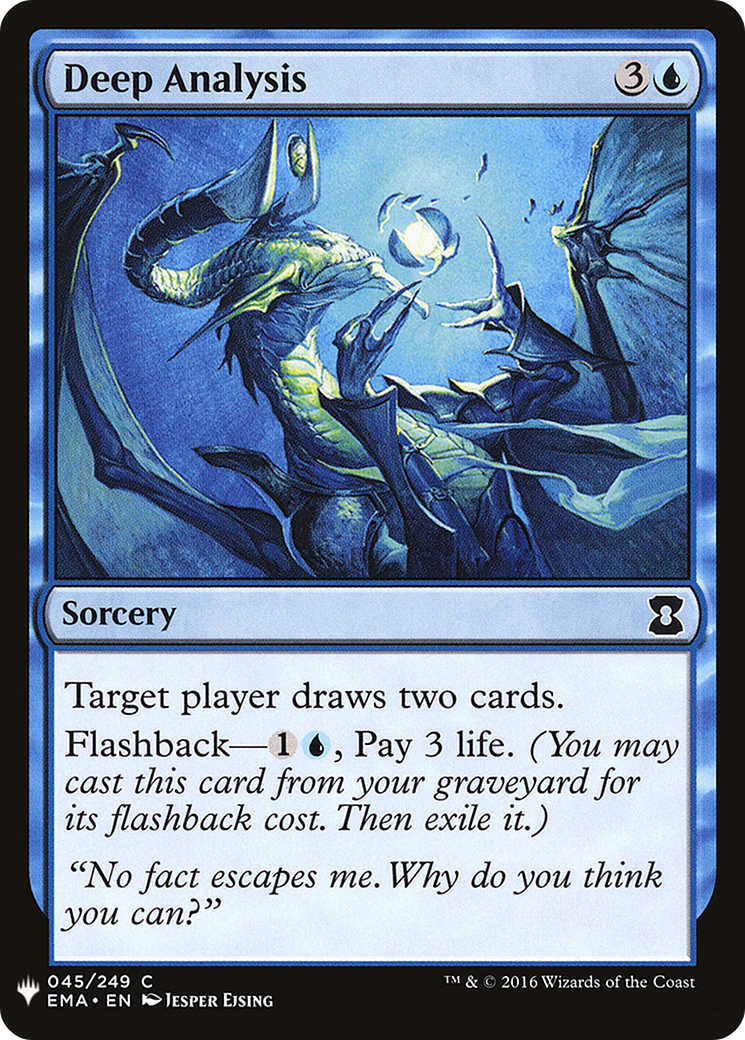 {C} Deep Analysis [Mystery Booster][LS EMA 045]
