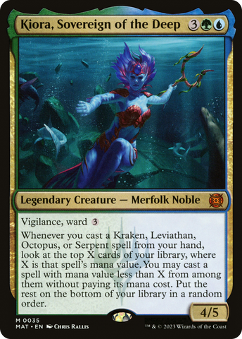 {R} Kiora, Sovereign of the Deep [March of the Machine: The Aftermath][MAT 035]