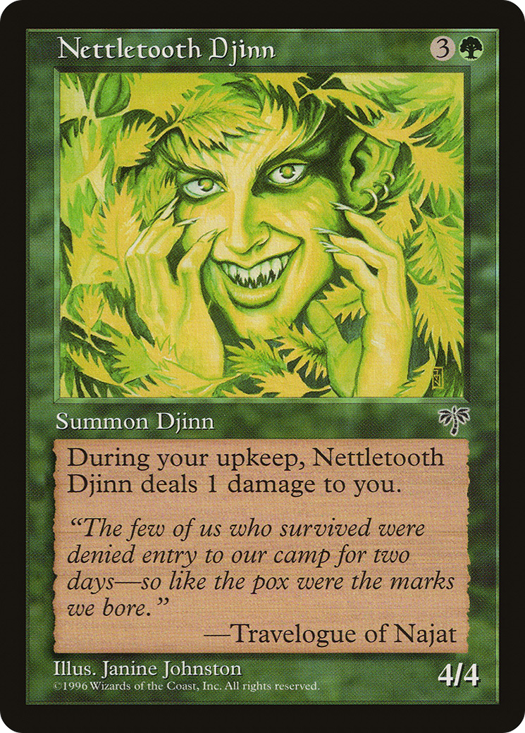 {C} Nettletooth Djinn [Mirage][MIR 232]