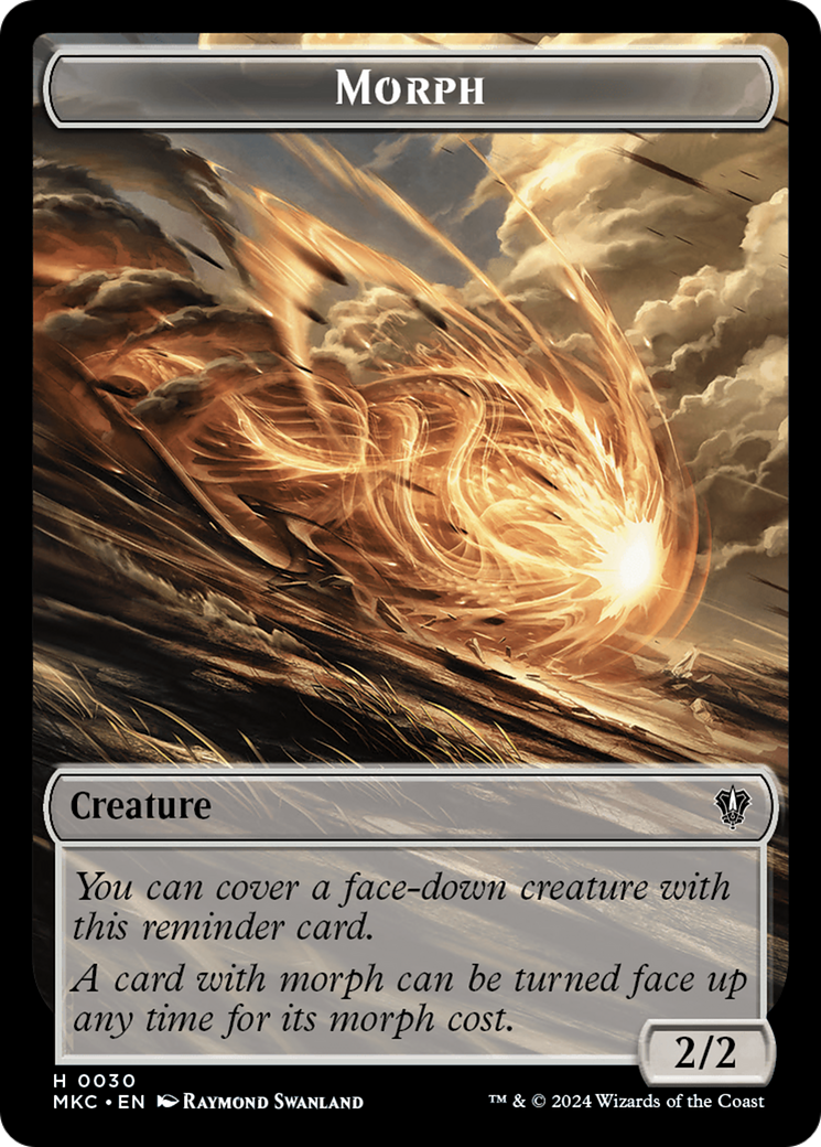 {T} Snake // Morph Double-Sided Token [Murders at Karlov Manor Commander Tokens][TMKC 20//30]