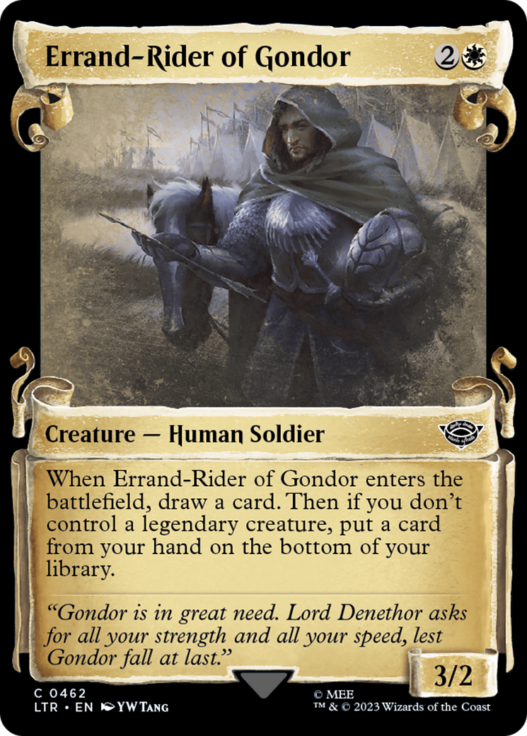 {C} Errand-Rider of Gondor [The Lord of the Rings: Tales of Middle-Earth Showcase Scrolls][LTR 462]