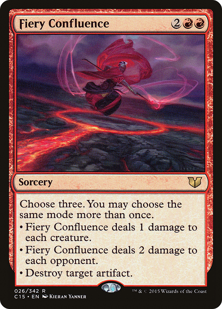 {R} Fiery Confluence [Commander 2015][C15 026]