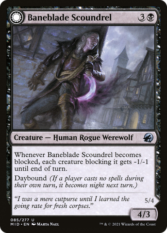 {C} Baneblade Scoundrel // Baneclaw Marauder [Innistrad: Midnight Hunt][MID 085]