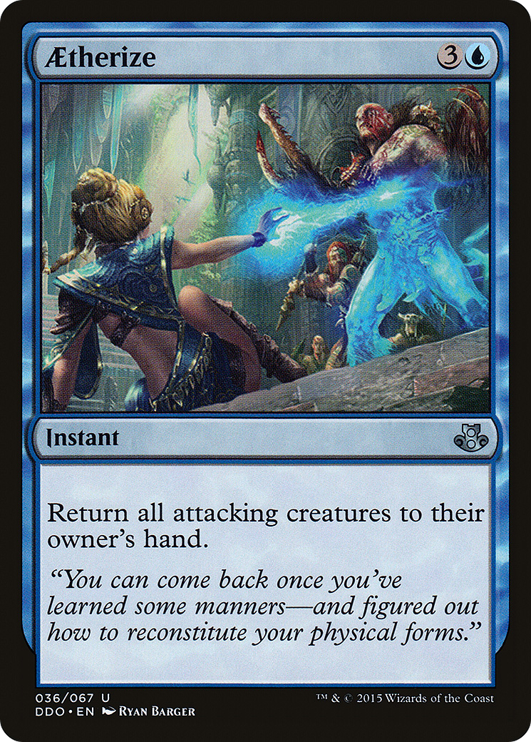 {C} Aetherize [Duel Decks: Elspeth vs. Kiora][DDO 036]