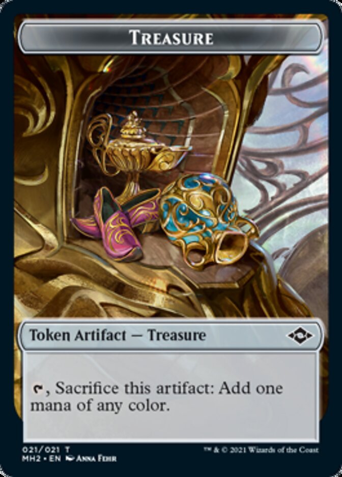 {T} Thopter Token // Treasure Token (21) [Modern Horizons 2 Tokens][TMH2 019]