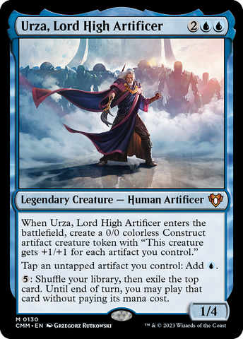 {R} Urza, Lord High Artificer [Commander Masters][CMM 130]