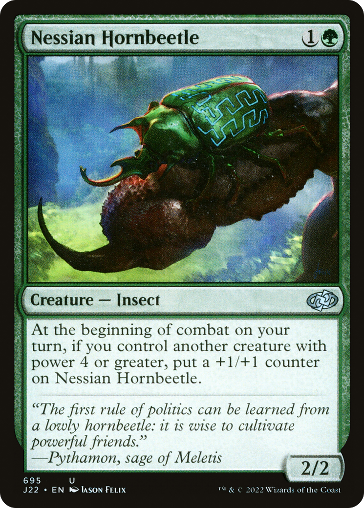 {C} Nessian Hornbeetle [Jumpstart 2022][J22 695]