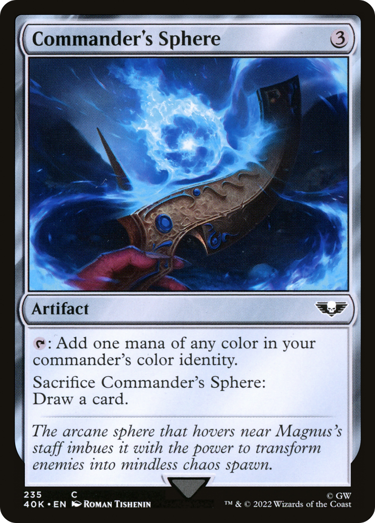 {C} Commander's Sphere [Universes Beyond: Warhammer 40,000][40K 235]