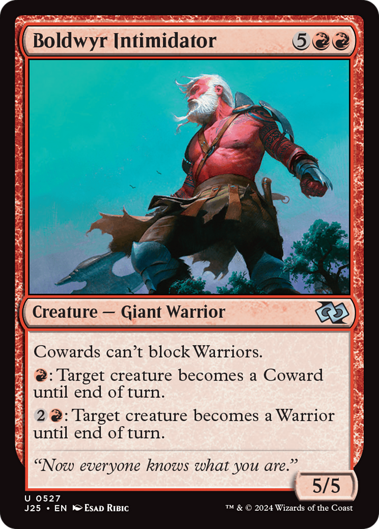 {C} Boldwyr Intimidator [Foundations Jumpstart][J25 527]