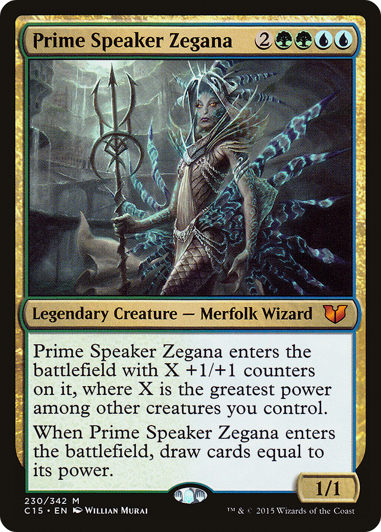 {R} Prime Speaker Zegana [Commander 2015][C15 230] - Misty Mountain Games