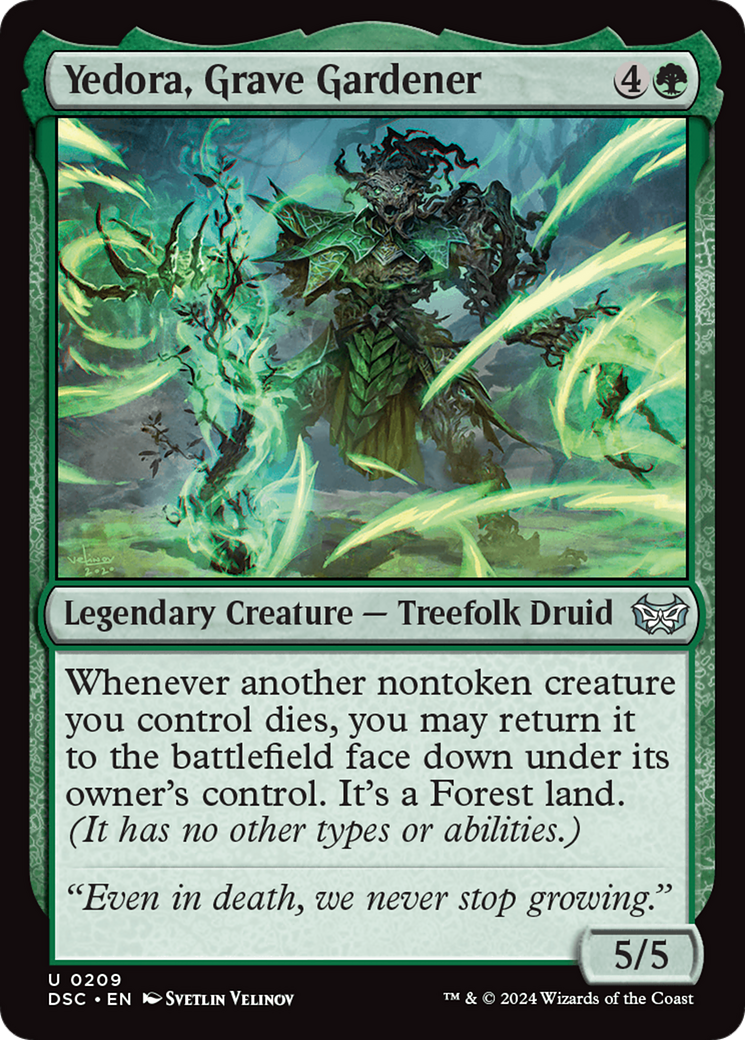 {R} Yedora, Grave Gardener [Duskmourn: House of Horror Commander][DSC 209]