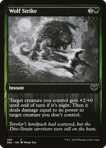 {C} Wolf Strike [Innistrad: Double Feature][DBL 495]