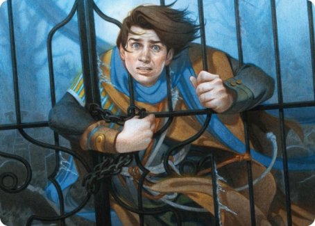 {A} Locked in the Cemetery Art Card [Innistrad: Midnight Hunt Art Series][AMID 026]