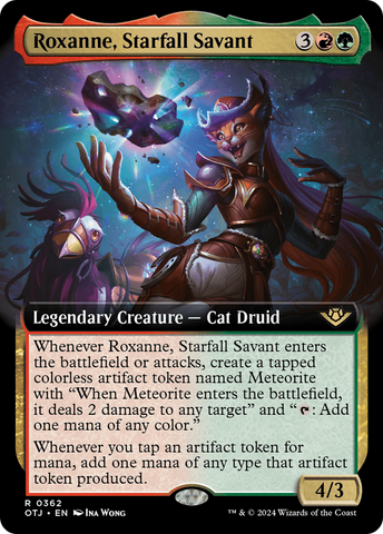 {@R} Roxanne, Starfall Savant (Extended Art) [Outlaws of Thunder Junction][OTJ 362]