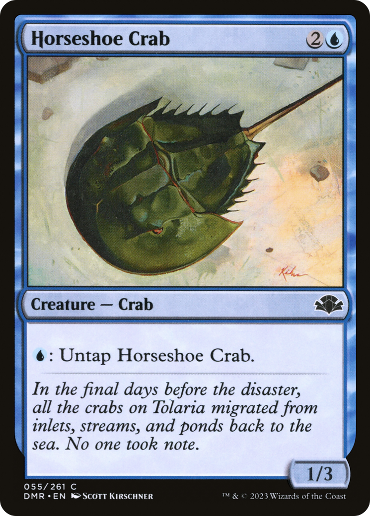 {C} Horseshoe Crab [Dominaria Remastered][DMR 055]